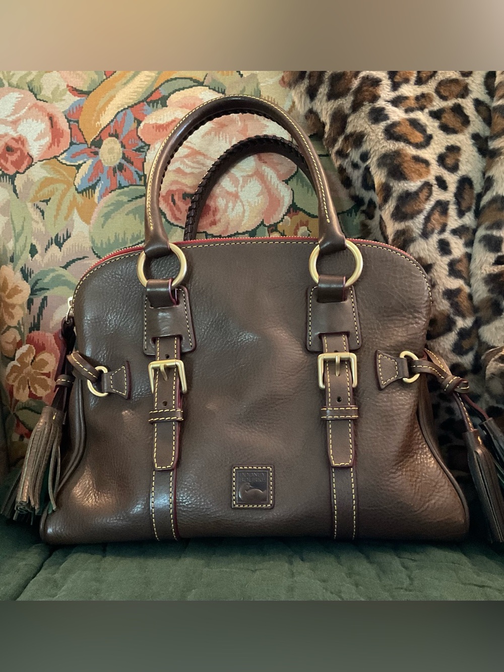 Dooney & Bourke Small Buckle Domed Florentine Satchel